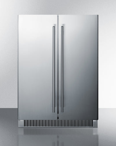 Summit French Door Refrigerator, Model# CL66FDOS, Outdoor Rated