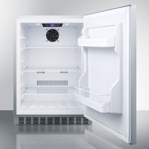 Summit 24" Wide Built-In Outdoor All Stainless-Refrigerator