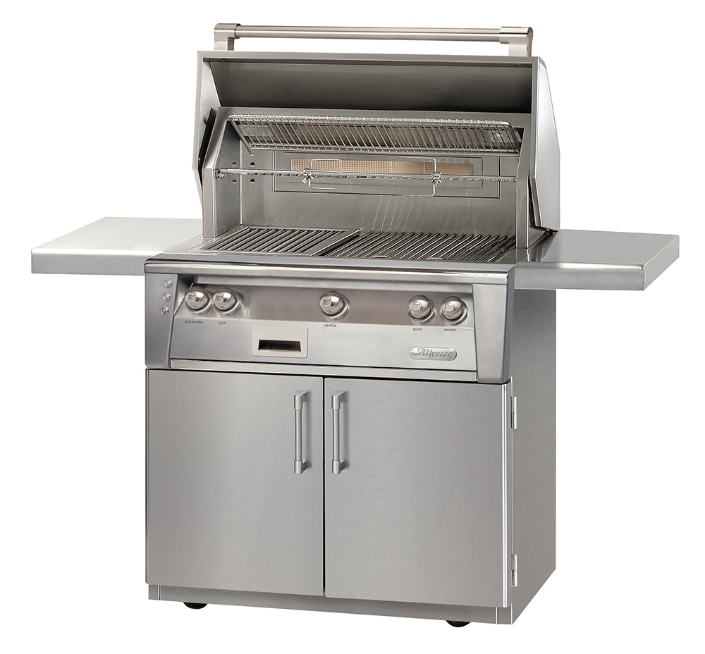 Alfresco ALXE-36C Freestanding Gas Grill with Cart 36