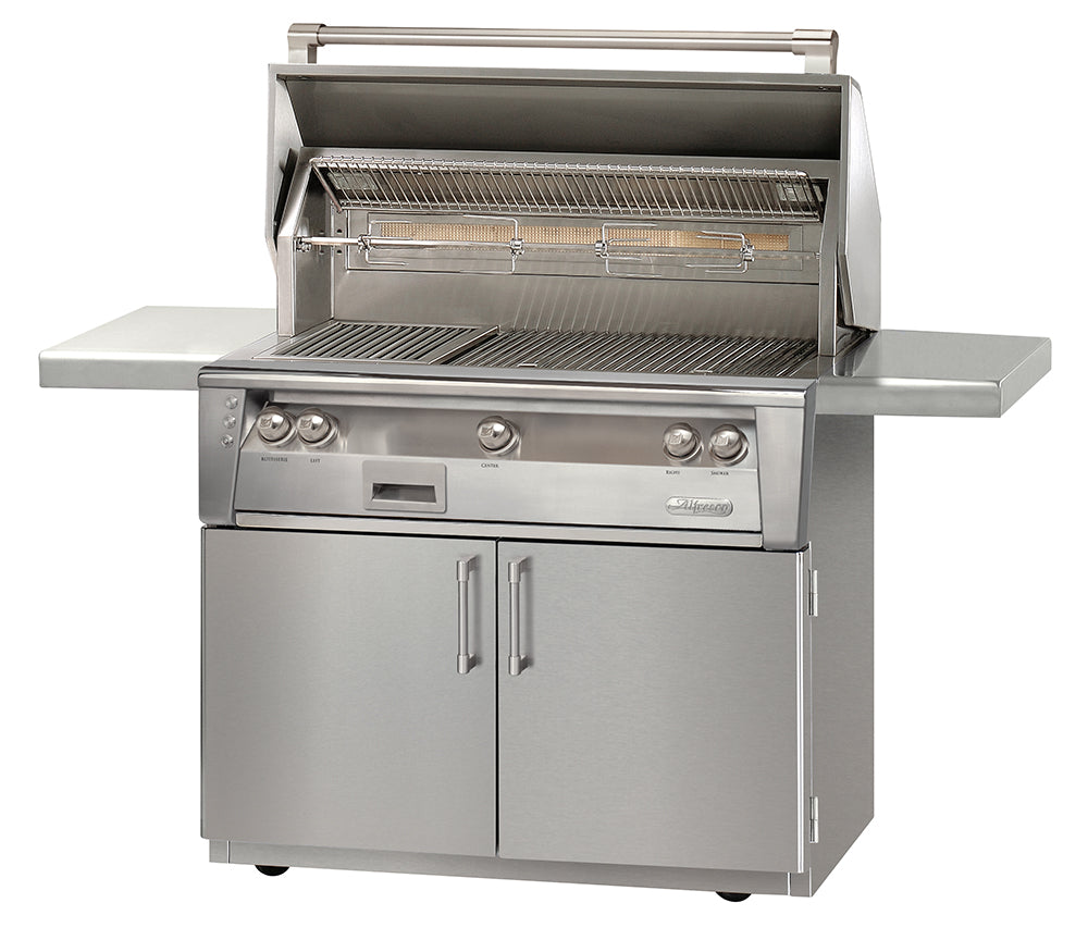 Alfresco ALXE-42C Freestanding Gas Grill with Cart Natural Or Propane Gas