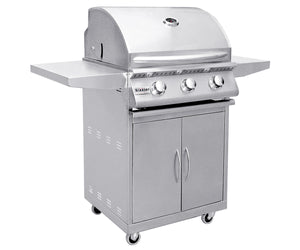Summerset Sizzler 32-Inch 4-Burner Built-In Propane Gas Grill With Rear Infrared Burner - SIZ32-LP/NG