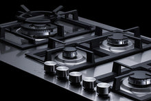 Summit 34" Wide 5-Burner Gas Cooktop In Stainless Steel, GCJ536SS
