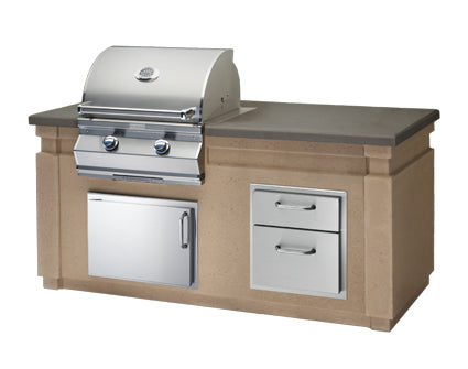 FIREMAGIC DC430 Island System with Double Drawers (ID430-CBD-75SM)