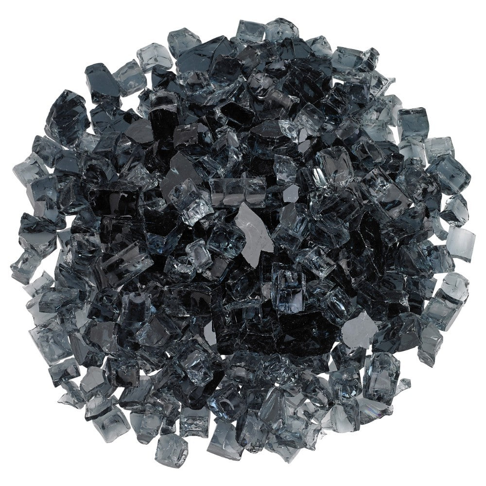 Fireglass for fire Pits, Gray 1/2 Inch