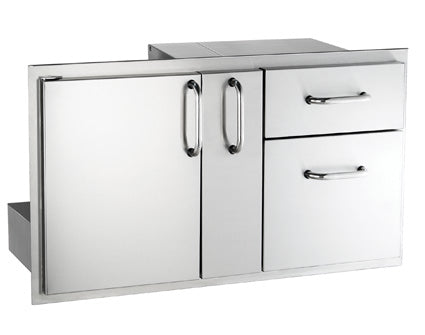 Select Access Door & Double Drawer Combo with Platter Storage